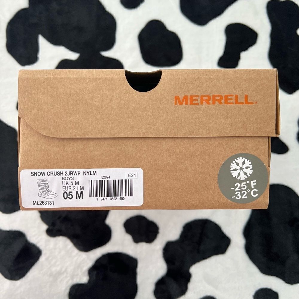 NIB Merrell Snow Boots Toddler Size 5 - Picture 14 of 14